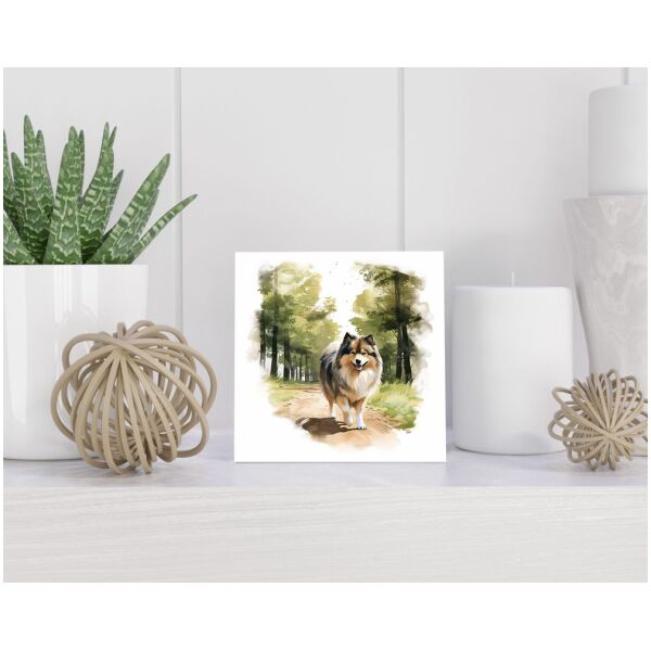 Tegel 15x15 cm Finse Lappenhond