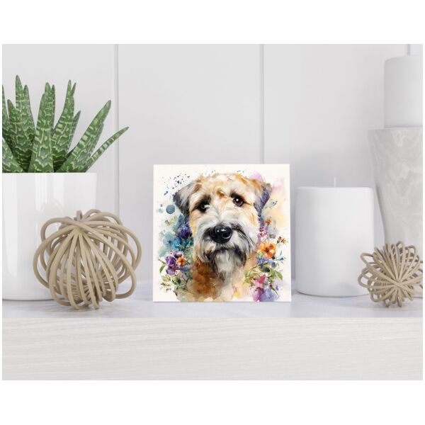 Tegel 15x15 cm Soft Coated Wheaten Terrier