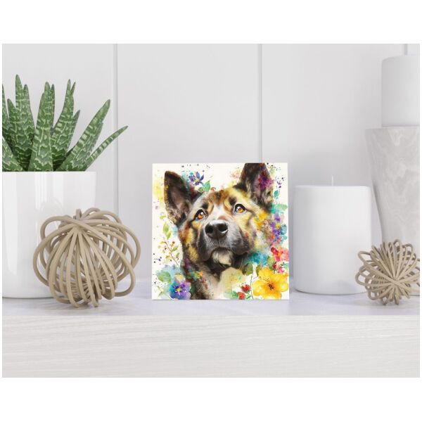 Tegel 15x15 cm Amerikaanse Akita