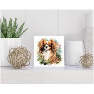 Tegel 15x15 cm Chihuahua Langhaar