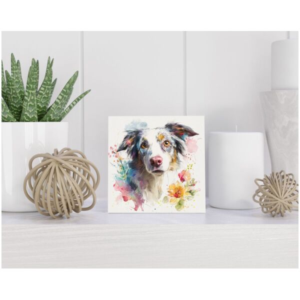 Tegel 15x15 cm Border Collie