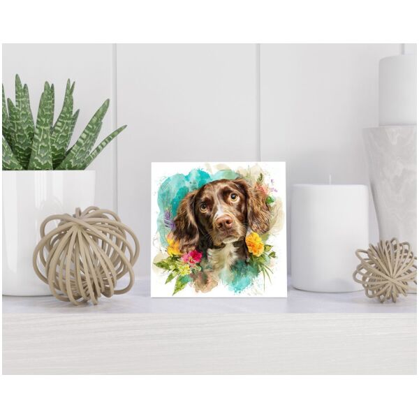 Tegel 15x15 cm Sussex Spaniel