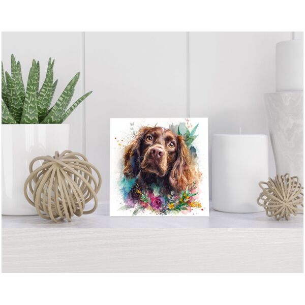 Tegel 15x15 cm Sussex Spaniel