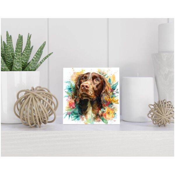 Tegel 15x15 cm Sussex Spaniel