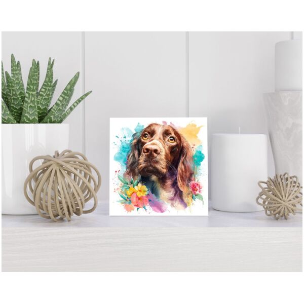 Tegel 15x15 cm Sussex Spaniel