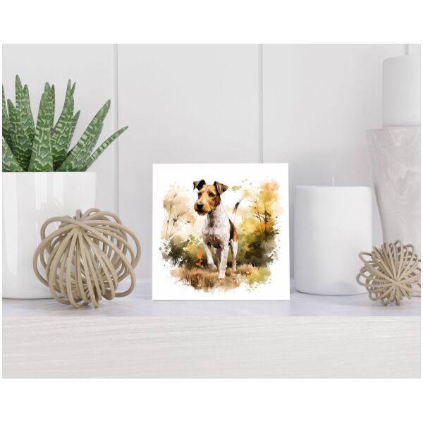 Tegel 15x15 cm Fox Terrier