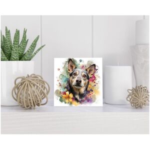 Tegel 15x15 cm Swedish Elkhound