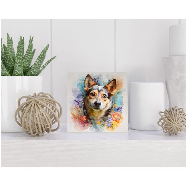 Tegel 15x15 cm Swedish Vallhund