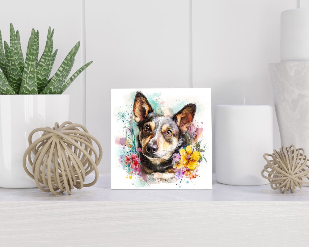 Tegel 15X15 Cm Met Swedish Vallhund Cadeau Decoratie | Tegeltjes Met Tekst | Tegeltjes Met Spreuken | Collega | Oma | Opa | Pensioen | Mama | Papa | Vriend Tegel 15x15 cm Swedish Vallhund