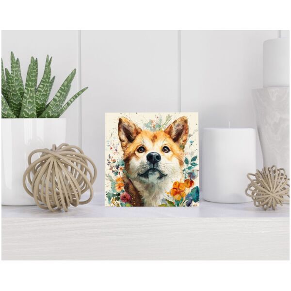 Tegel 15x15 cm Amerikaanse Akita