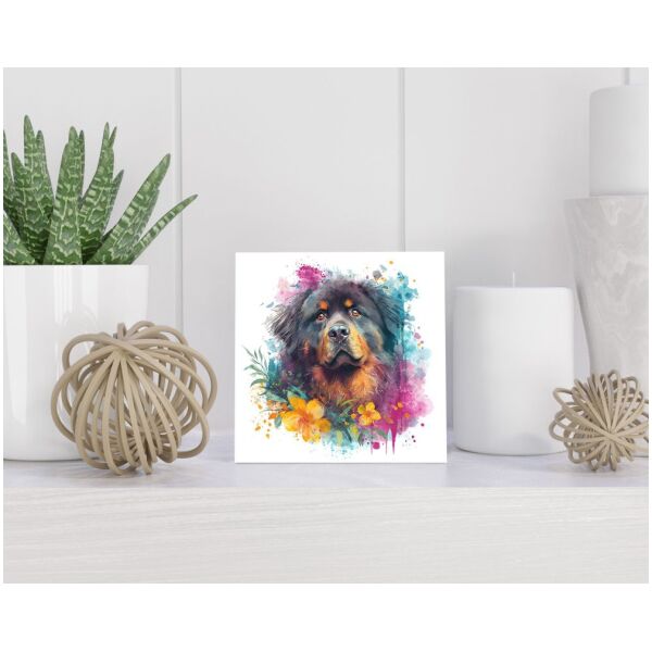 Tegel 15x15 cm Tibetan Mastiff