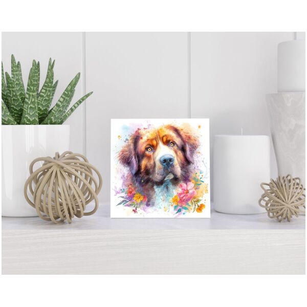 Tegel 15x15 cm Tibetan Mastiff