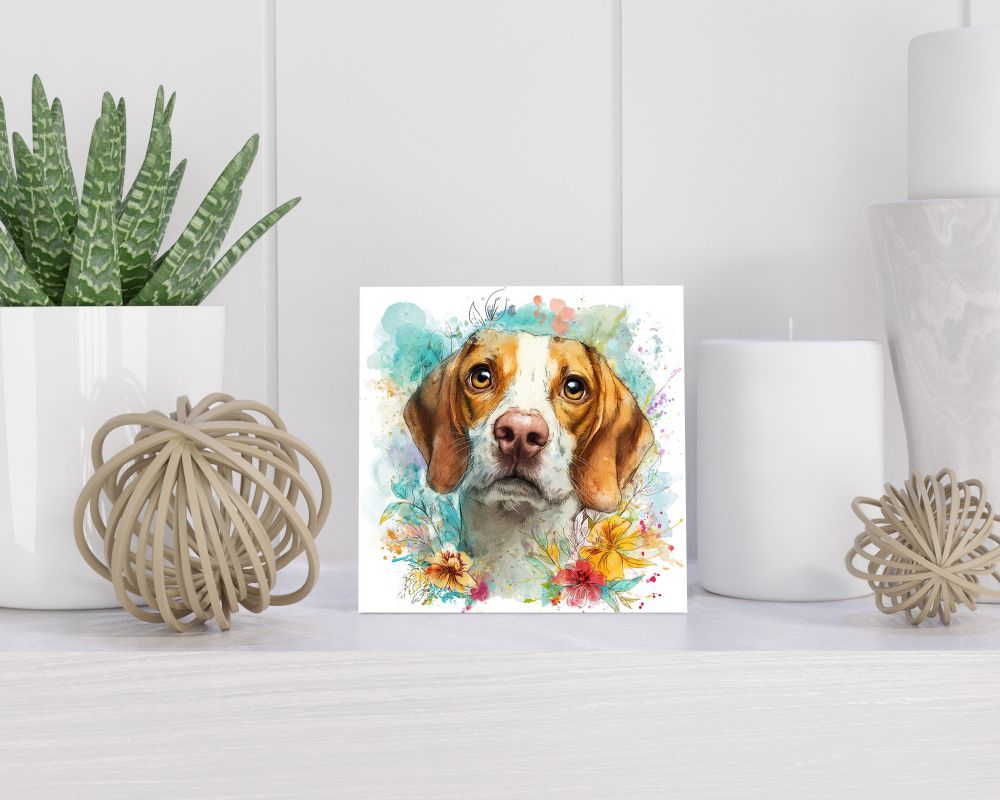 Tegel 15X15 Cm Met Tyrolean Hound Cadeau Decoratie | Tegeltjes Met Tekst | Tegeltjes Met Spreuken | Collega | Oma | Opa | Pensioen | Mama | Papa | Vriend Tegel 15x15 cm Tyrolean Hound