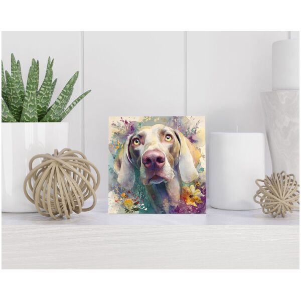 Tegel 15x15 cm Weimaraner