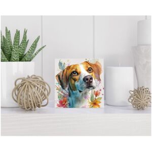 Tegel 15x15 cm Amerikaanse Foxhound