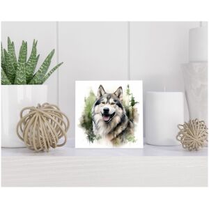 Tegel 15x15 cm Alaskan Malamute