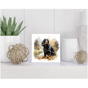 Tegel 15x15 cm Gordon Setter