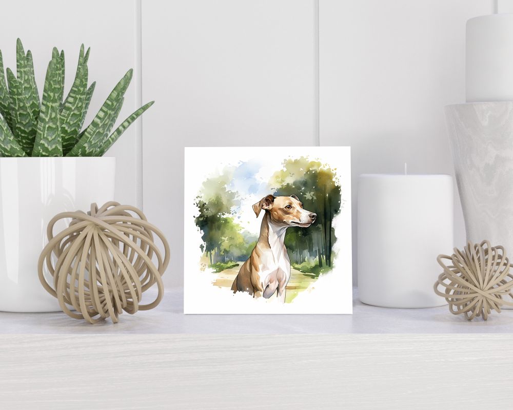 Tegel 15x15 cm Italiaanse Windhond