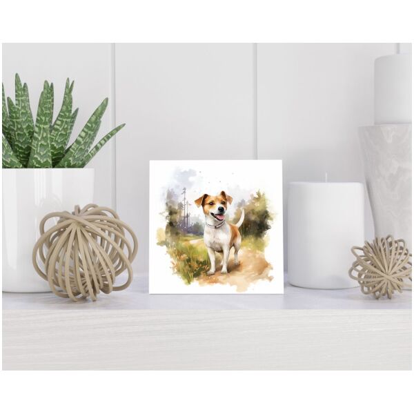 Tegel 15x15 cm Jack Russell Terriër
