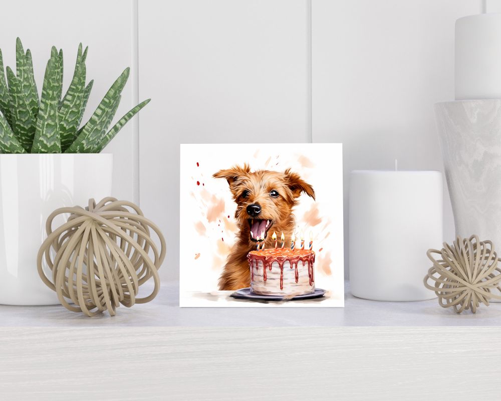 Tegel 15x15 cm Oostenrijkse Zwarte en Rosse Brak