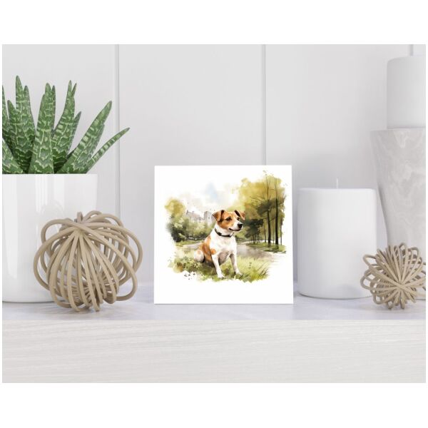 Tegel 15x15 cm Jack Russell Terriër