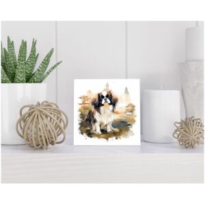 Tegel 15x15 cm Japanse Spaniël