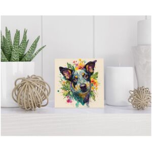 Tegel 15x15 cm Australische Veedrijvershond