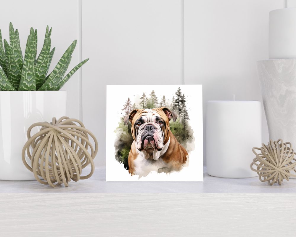 Tegel 15x15 cm Engelse Bulldog