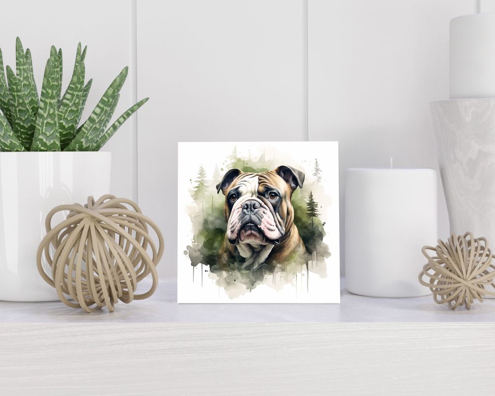 Tegel 15x15 cm Engelse Bulldog