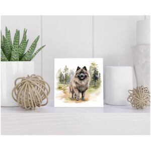 Tegel 15x15 cm Keeshond