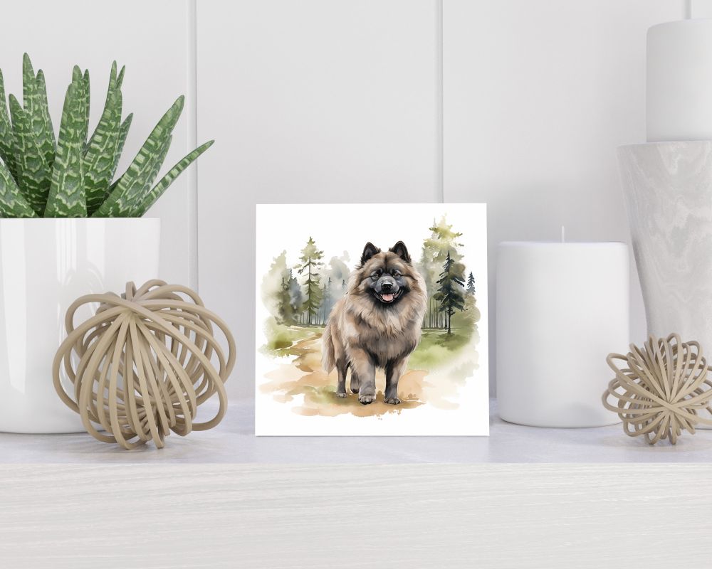 Tegel 15x15 cm Keeshond