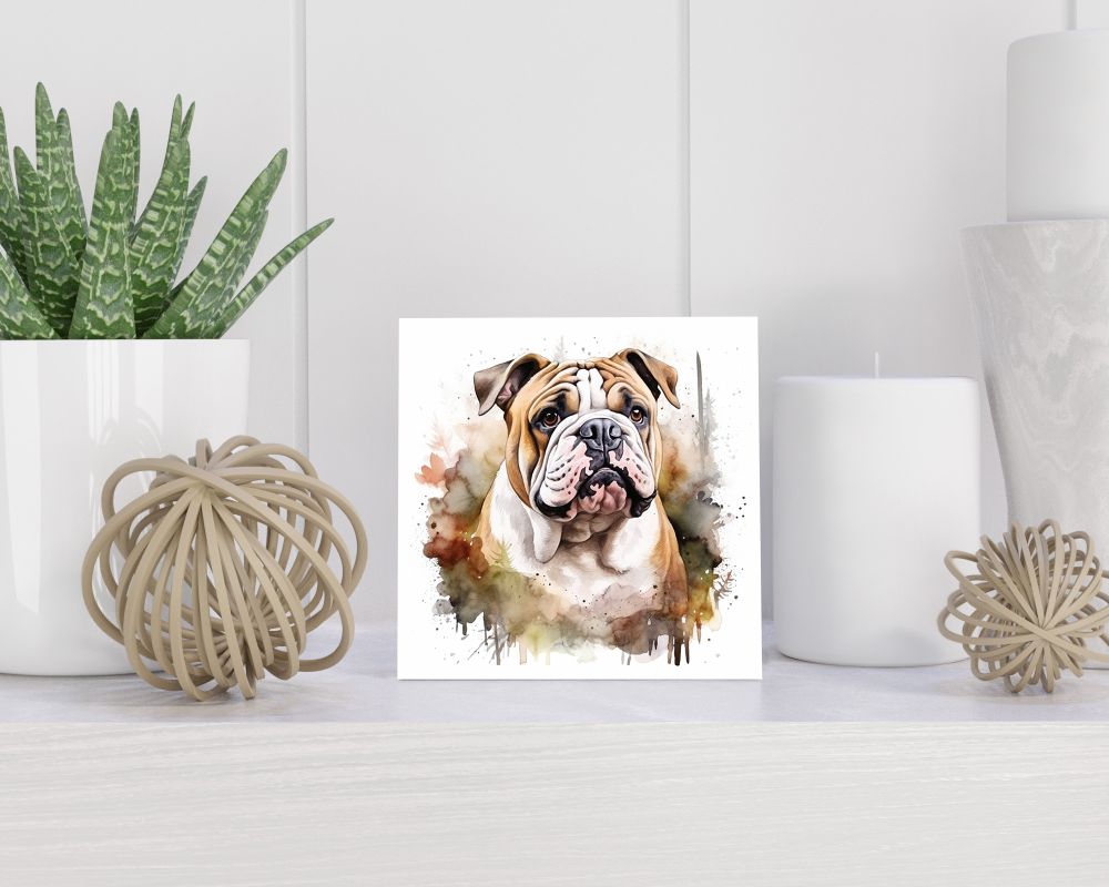 Tegel 15x15 cm Engelse Bulldog
