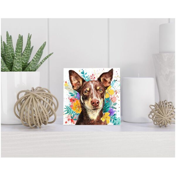 Tegel 15x15 cm Australische Herder