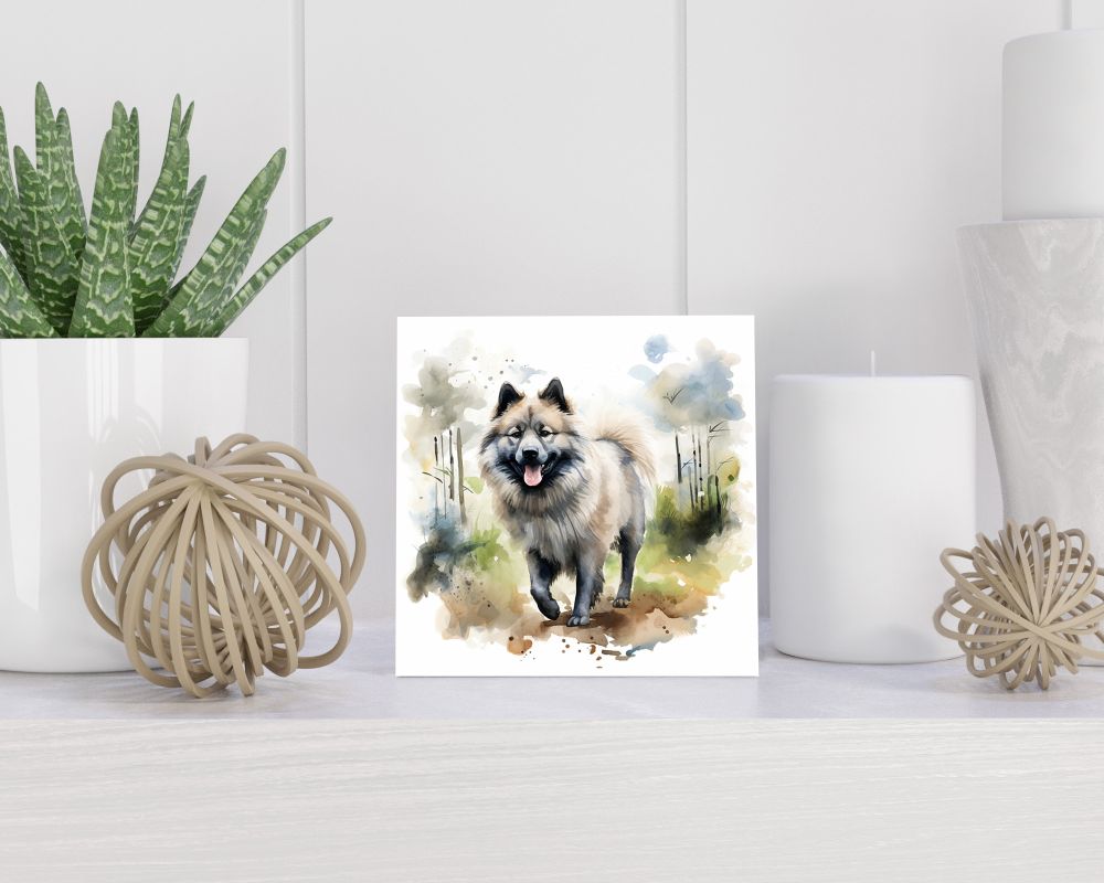 Tegel 15x15 cm Keeshond