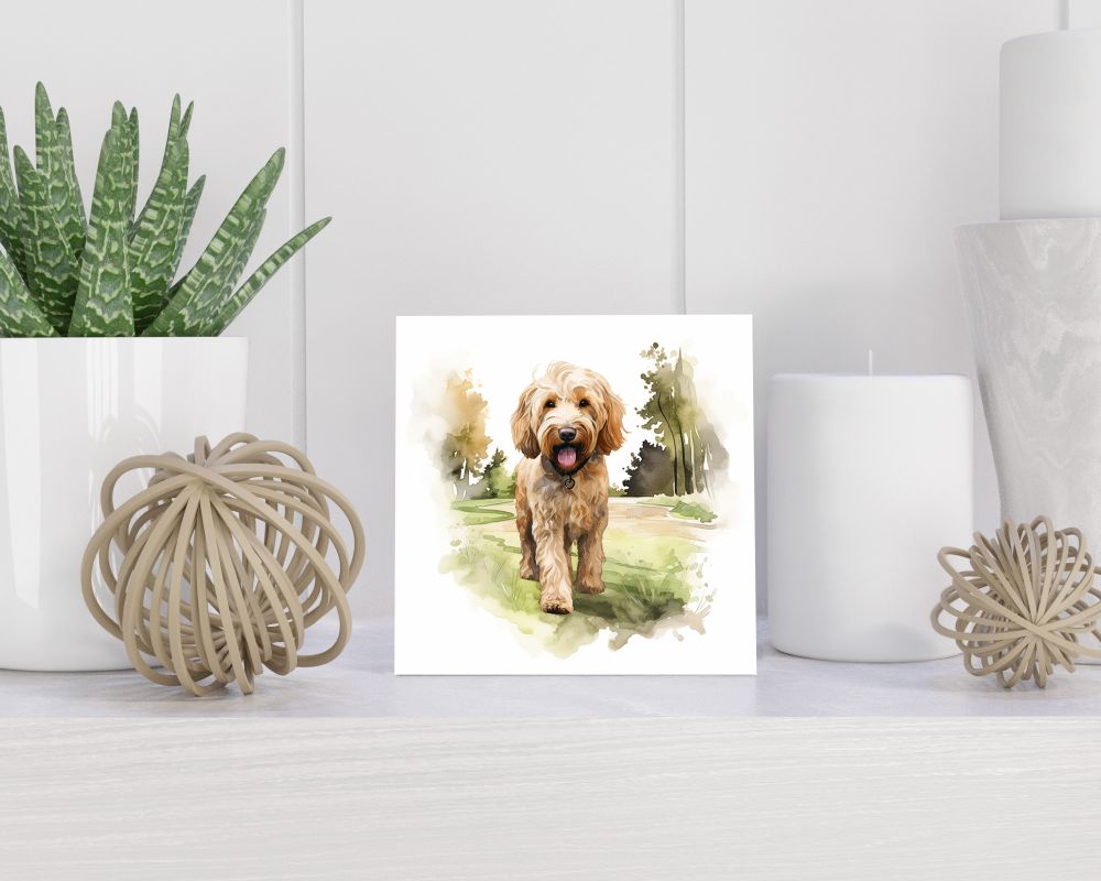 Tegel 15x15 cm Labradoodle