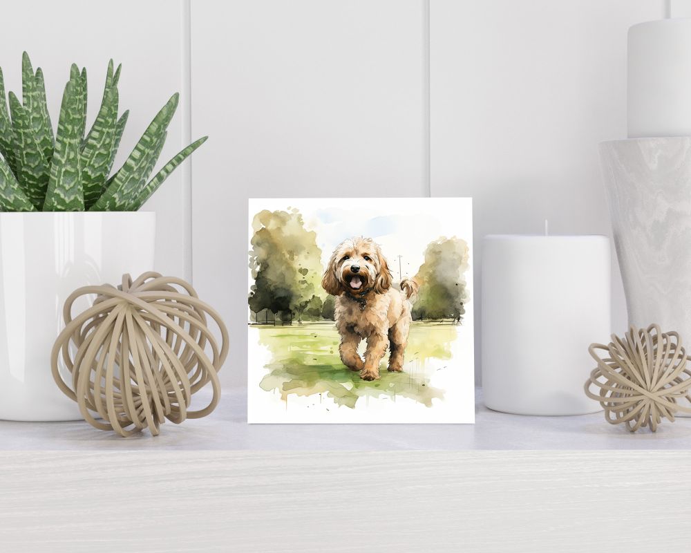 Tegel 15x15 cm Labradoodle