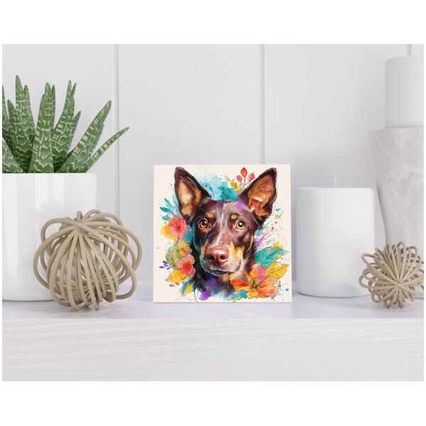 Tegel 15x15 cm Australische Kelpie