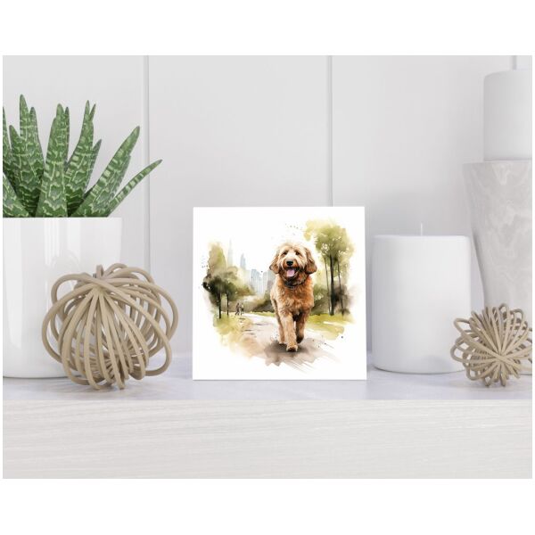 Tegel 15x15 cm Labradoodle