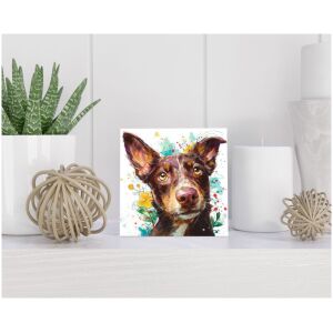 Tegel 15x15 cm Australische Kelpie