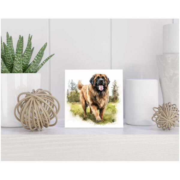 Tegel 15x15 cm Leonberger