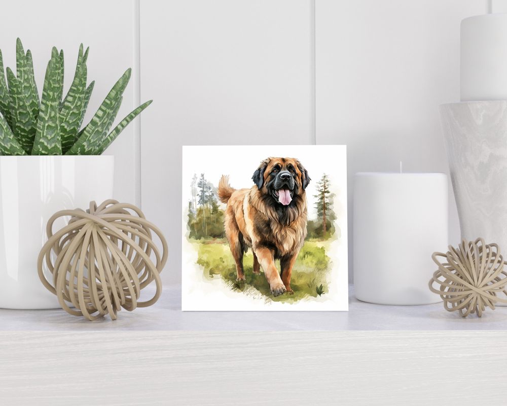 Tegel 15x15 cm Leonberger