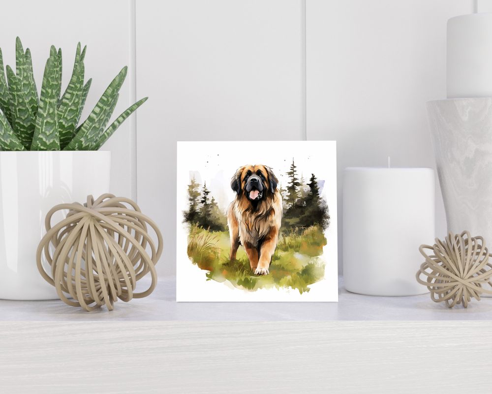 Tegel 15x15 cm Leonberger