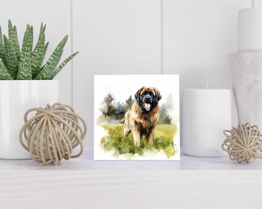 Tegel 15x15 cm Leonberger