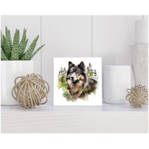 Tegel 15x15 cm Finse Lappenhond