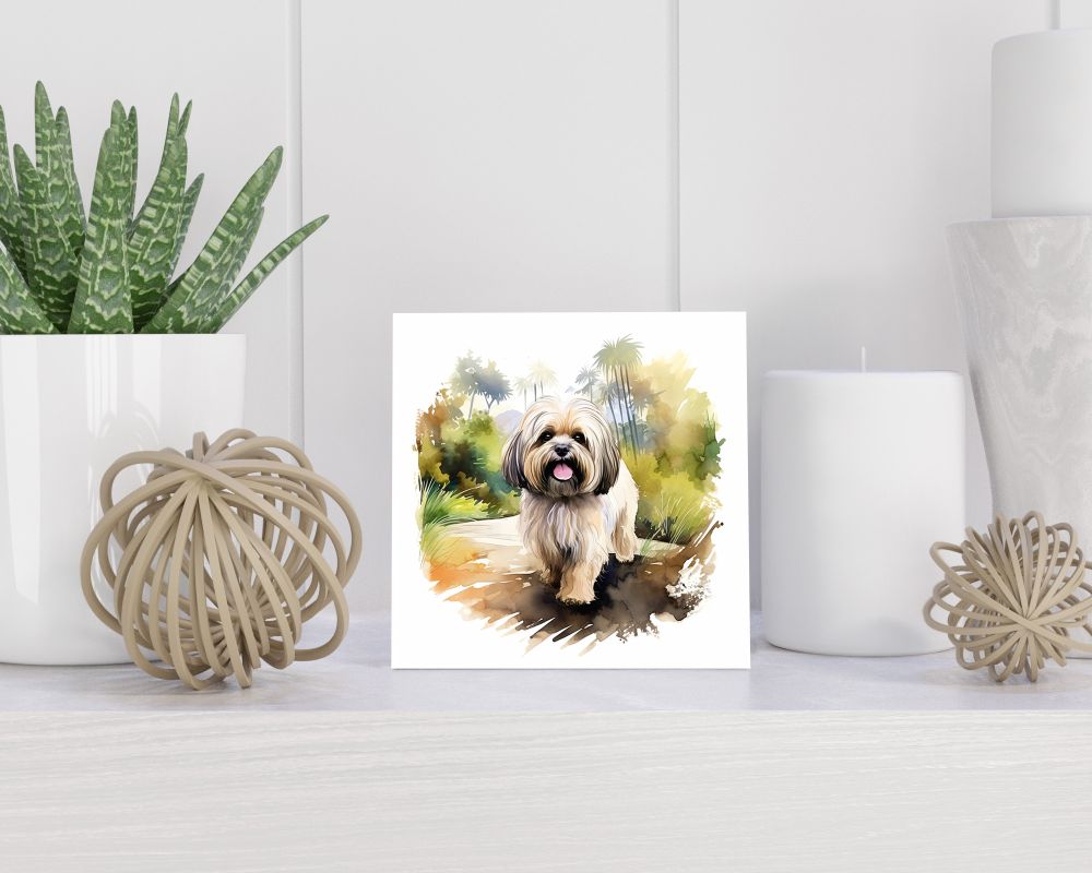 Tegel 15x15 cm Lhasa Apso