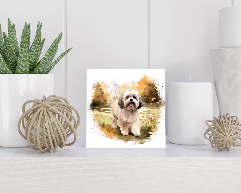 Tegel 15x15 cm Lhasa Apso