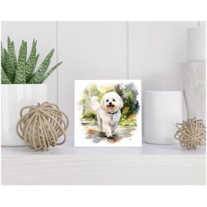 Tegel 15x15 cm Maltese Dog