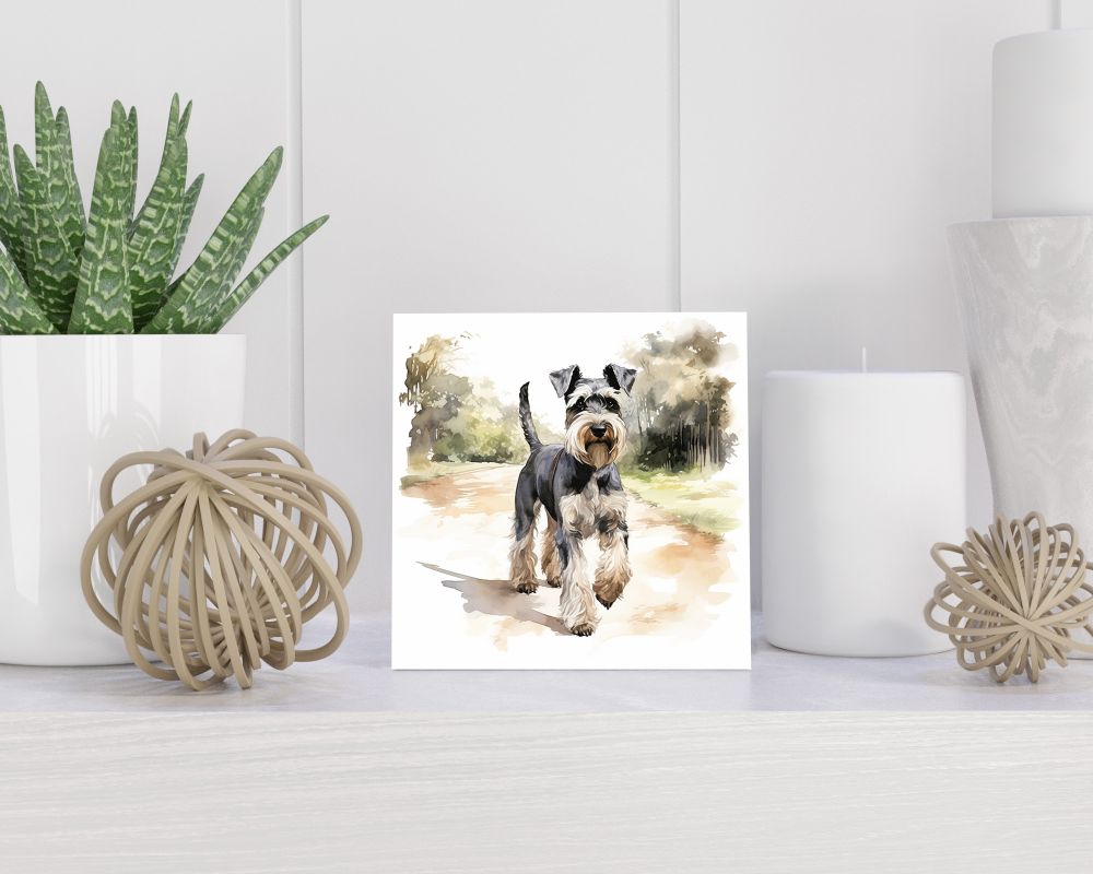 Tegel 15X15 Cm Met Dwergkeeshond Cadeau Decoratie | Tegeltjes Met Tekst | Tegeltjes Met Spreuken | Collega | Oma | Opa | Pensioen | Mama | Papa | Vriend Tegel 15x15 cm Dwergkeeshond