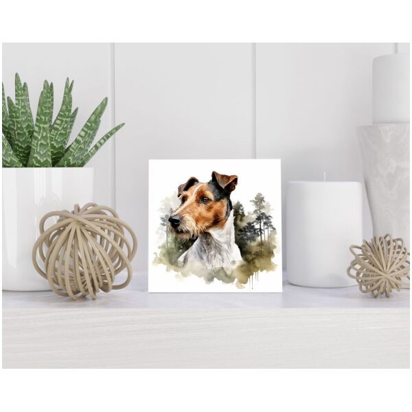 Tegel 15x15 cm Fox Terrier