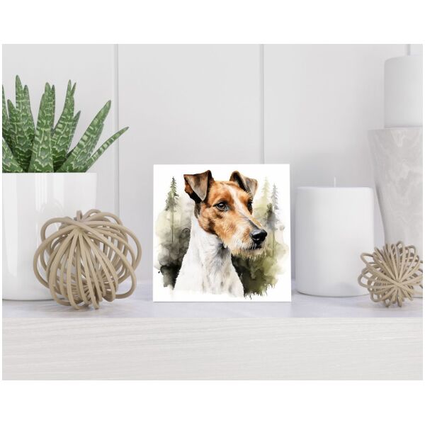 Tegel 15x15 cm Fox Terrier